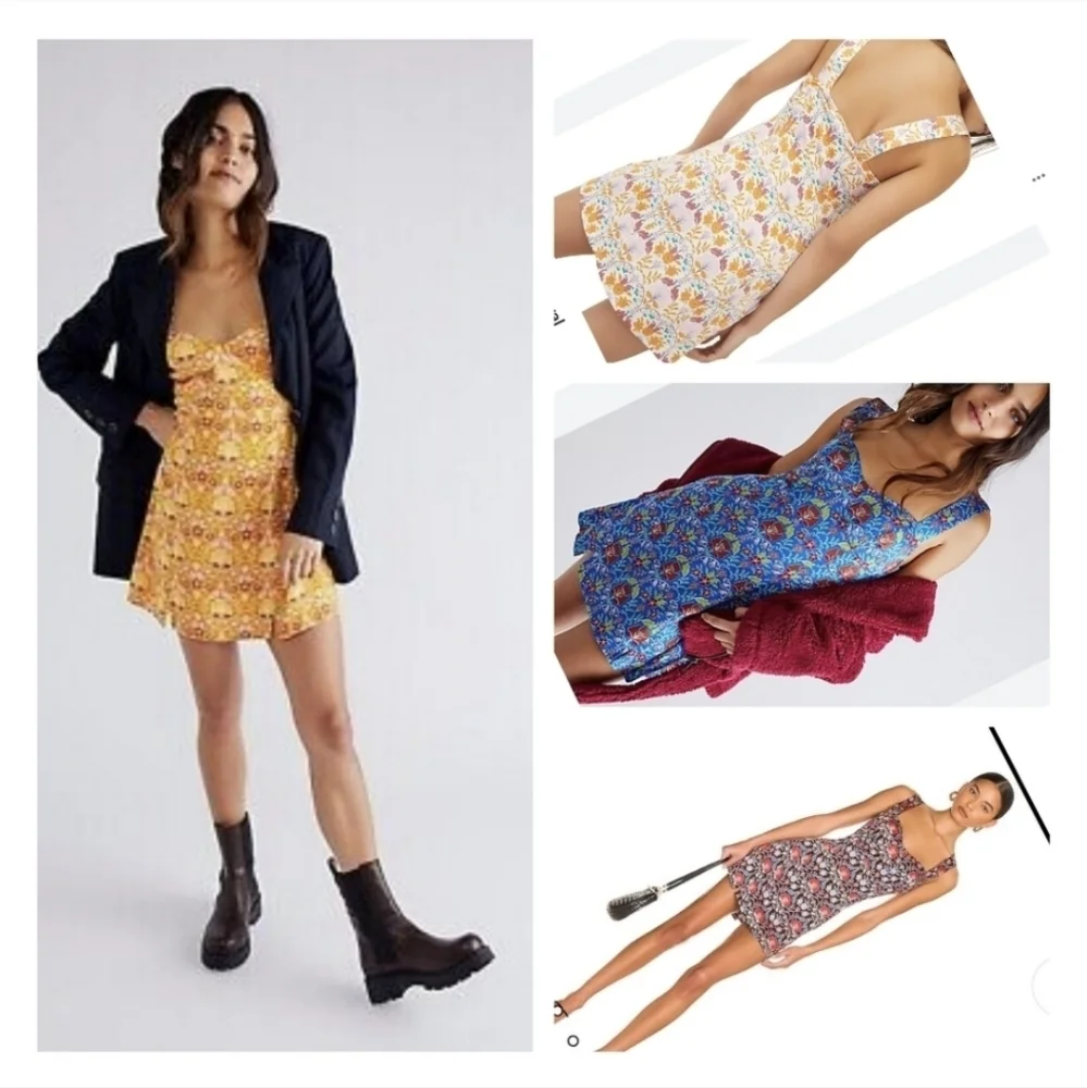 Free people Sasha printed mini dress small - Picture 12 of 12